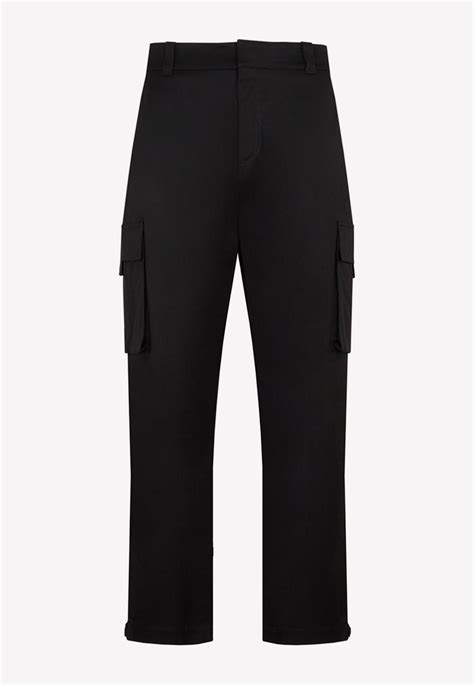 dior cargo pants black.